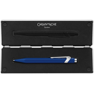 CARAN D'ACHE Roller 849 0.7mm 846.659 blu, con astuccio met.