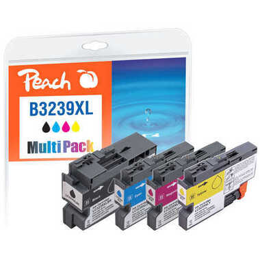 Peach Combi Pack, compatible with Brother LC-3239XLVALP