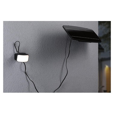 Paulmann Projecteur solaire Flotas avec détecteur de mouvement IP65 3000K 700 lm