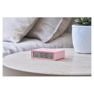 Lexon Digitalwecker Flip Mini Light Pink