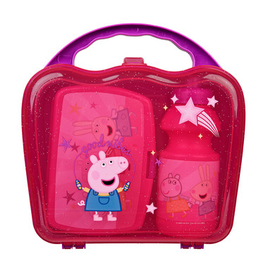 UNDERCOVER Valise avec Bouteille et box PIGP9860 Peppa Pig