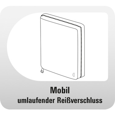 CHRONOPLAN Ringbuch Compact Mobil 50173Z.26 Vollrindleder schwarz A5