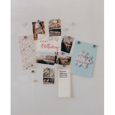 I AM CREATIVE Magnet Juwel Let`s Organize 4035.56 Acrylglas, bunt 9 Stück