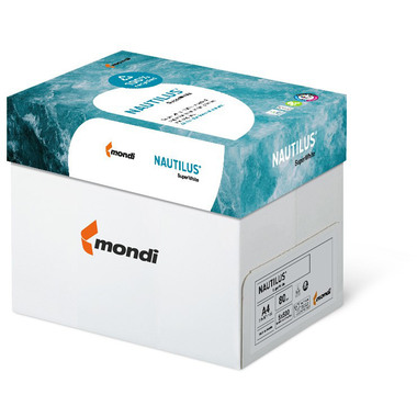 NAUTILUS SUPER WHITE Kopierpapier A4 88020366 80g, recycling 500 Blatt