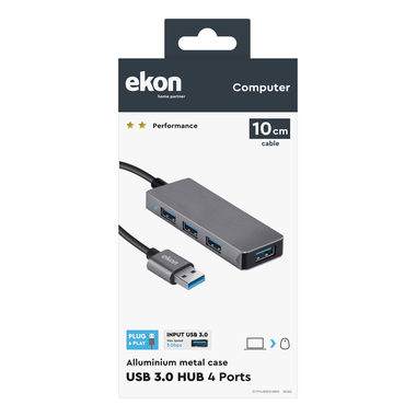 HUB with 4 USB ports | Ekon