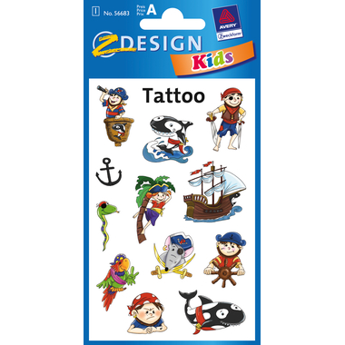 Z-DESIGN Sticker Tattoo 56683 Piraten