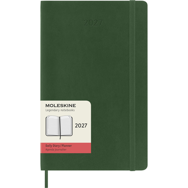 MOLESKINE Agenda Classic Large 2027 DSK1512DC3Y27 1T/1S myrtengrün SC 13x21cm