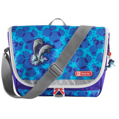 STEP BY STEP Sac d'école matern. Dolphins 183733 bleu/lilas 2 pcs.