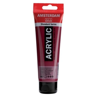 AMSTERDAM Acrylfarbe 120ml 17095672 p.rot violett 567