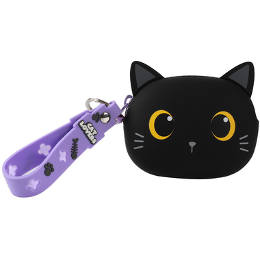 I-TOTAL Pochette in silicone XL2484A Black Cat