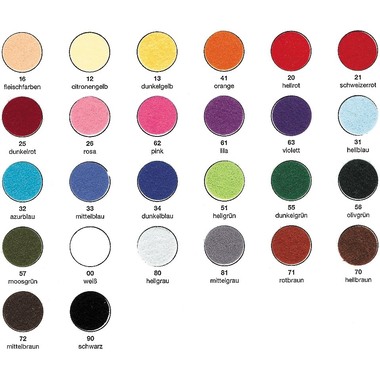 URSUS Feutre bricolage 20x30cm 4170000 150g, blanc 10 pcs.