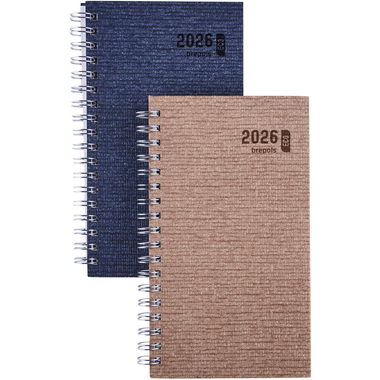BREPOLS Agenda Ecorama 780 Kazar 2026 0.780.0685 1S/2P ass. 9x16cm