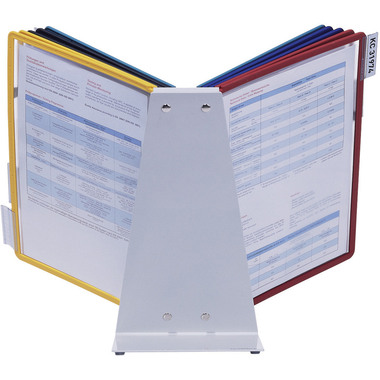 DURABLE Displaysystem VARIO Table 10 557000 farbig, 10 Sichttafeln A4