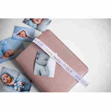 PTOUCH Ruban en textile or/blanc TZe-R234 PT-DV600VP 12 mm