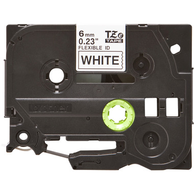 PTOUCH Flexitape lamin. nero/bianco TZe-FX211 per PT-550 6 mm