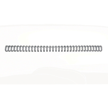 GBC Baguettes de reliure 12mm A4 RG810810 noir, 34 anneaux 100 pcs.