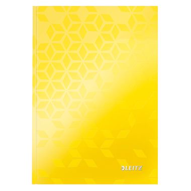 LEITZ Notizbuch WOW A5 4628-10-16 kariert, 90g gelb