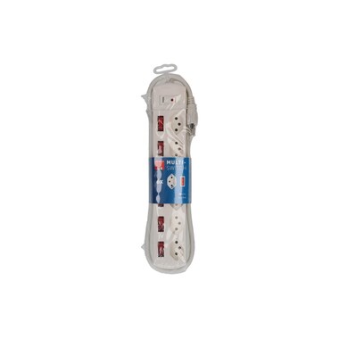 Max Hauri Bloc multiprises Multi-Switch Blanc 6 x T13