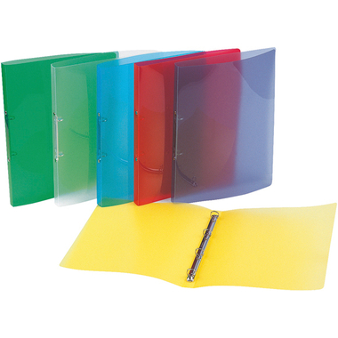 VIQUEL Classeur à anneaux A4 020940-08 transparent, 4-anneaux