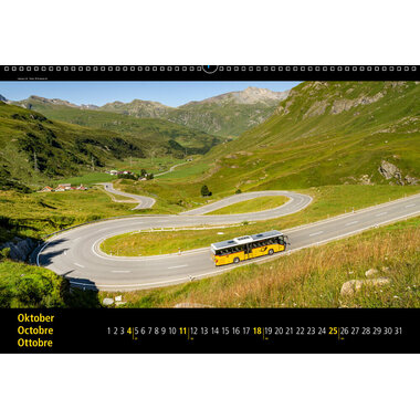 PostAuto-Kalender 2026 von Calendaria