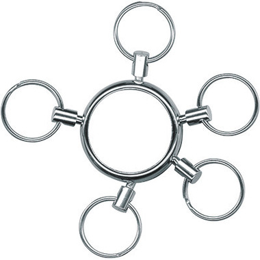 RIEFFEL SWITZERLAND Portachiavi Key Spider A10064 5 Ringe
