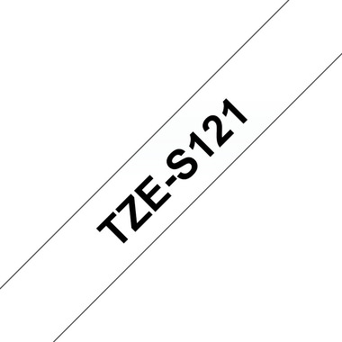 PTOUCH Ruban, strong/adh. noir/trans. TZe-S121 PT-300 9 mm
