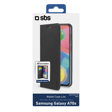 Custodia Book con tasche portatessere per Samsung Galaxy A70s