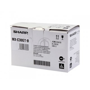 SHARP Toner schwarz MX-C30GTB MX-C301W 6000 Seiten