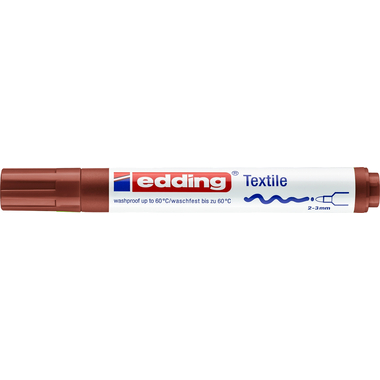 EDDING T-Shirt-Marker 4500 2-3mm 4500-7 marrone