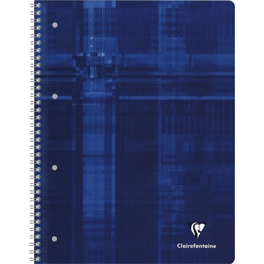 CLAIREFONTAINE Quaderno a spirale Studium A4 8279C ass., quadri, 5mm 80 fogli