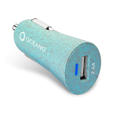 Chargeur de voiture eco-friendly à recharge rapide