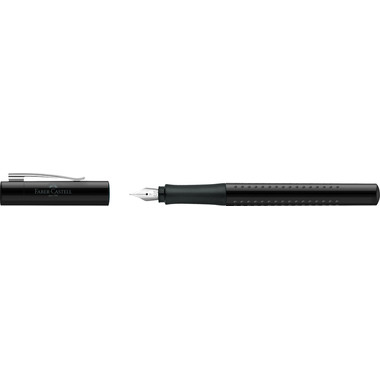 FABER-CASTELL Füller GRIP 2010 F 140818 schwarz