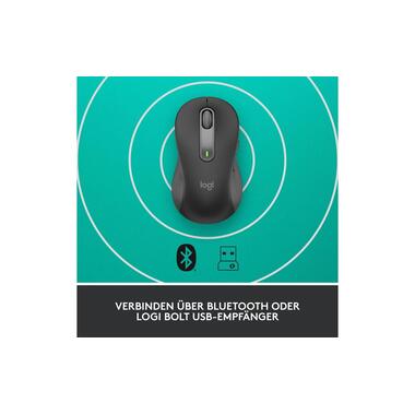 Logitech Maus Signature M650 L left Graphite