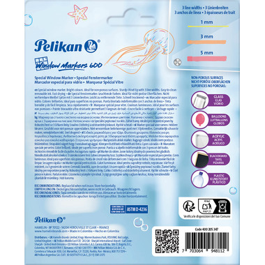 PELIKAN Windowmarker 2-5mm 400205347 8 Farben