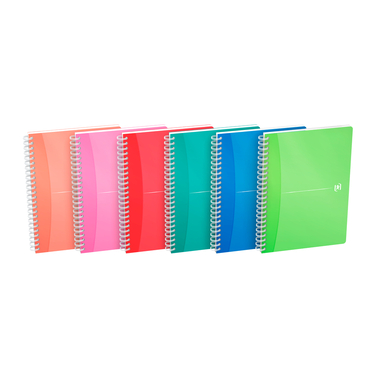 OXFORD Carnet spirale MyColours A5 100104780 ligné 7mm, 90g, 90flls. 5 pc.