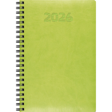 SIMPLEX Simply Flex Wire-O 2026 6900J3.26 1W/2S hellgrün ML 14.8x20.8cm