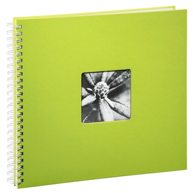 HAMA Spiralalbum Fine Art 36x32cm 2116 kiwi 25 Blatt, weiss