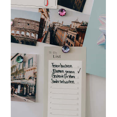 I AM CREATIVE Magnet Juwel Let`s Organize 4035.56 Acrylglas, bunt 9 Stück