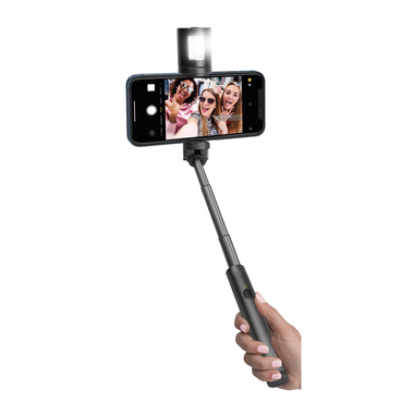 Bastone selfie wireless con flash magnetico
