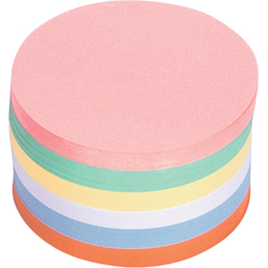 MAGNETOPLAN Kommunikations-Karten 190mm 112501810 rund, ass. 250 Blatt