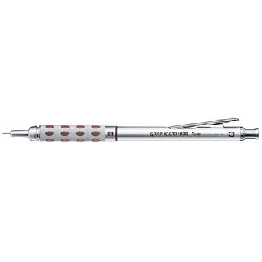 PENTEL Graphgear 0.3mm XPG1013-E silber/braun