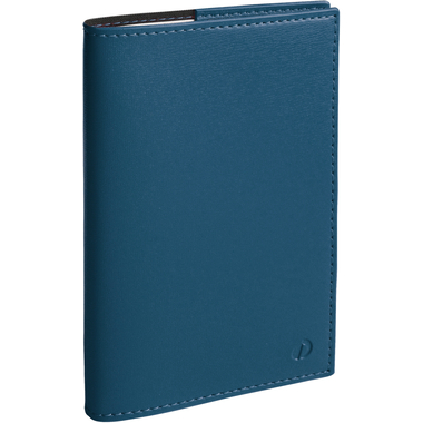 QUO-VADIS Agenda Soho Mini.Pres. 2026 286547Q 1W/2S stahlblau FR 21x27cm