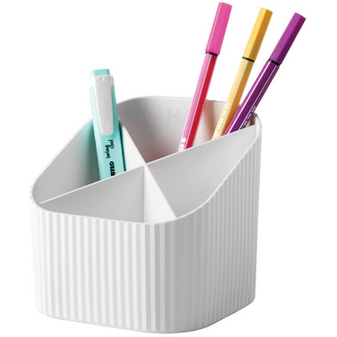 HAN Stifteköcher Re-LOOP 2.74 weiss 4 Fächer