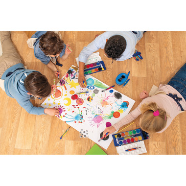 PELIKAN Deckfarben 735K/12 12 Farben Deckweiss