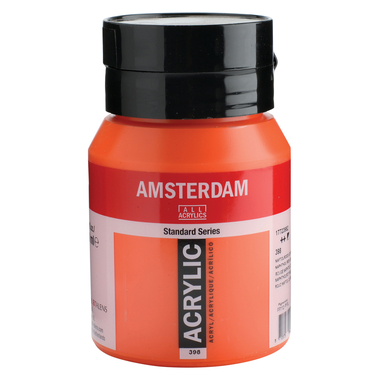 AMSTERDAM Peinture acrylique 500ml 17723982 rouge 398
