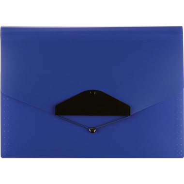BÜROLINE Cartella archivio A4 663299 blu 6 scomp.