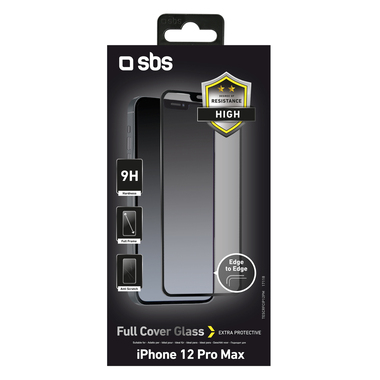 Glas Displayschutz für iPhone 12 Pro Max von SBS
