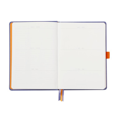 RHODIA Notizbuch Goalbook HC A5 118578C iris, dots 120 Blatt