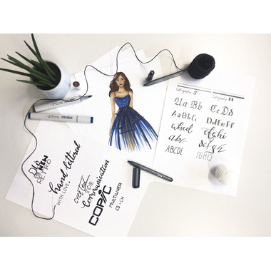 COPIC Multiliner 2207519 Calligraphy Set, 2 Stück