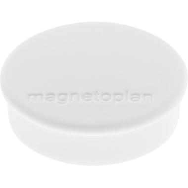 MAGNETOPLAN Magnet Discofix Hobby 24mm 1664500 weiss, ca. 0.3 kg 10 Stk.